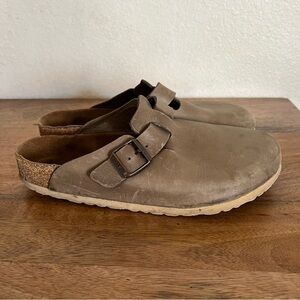 Birkenstock Boston Leather Sandals Size 42 Women's 11–11.5 Mens 9–9.5